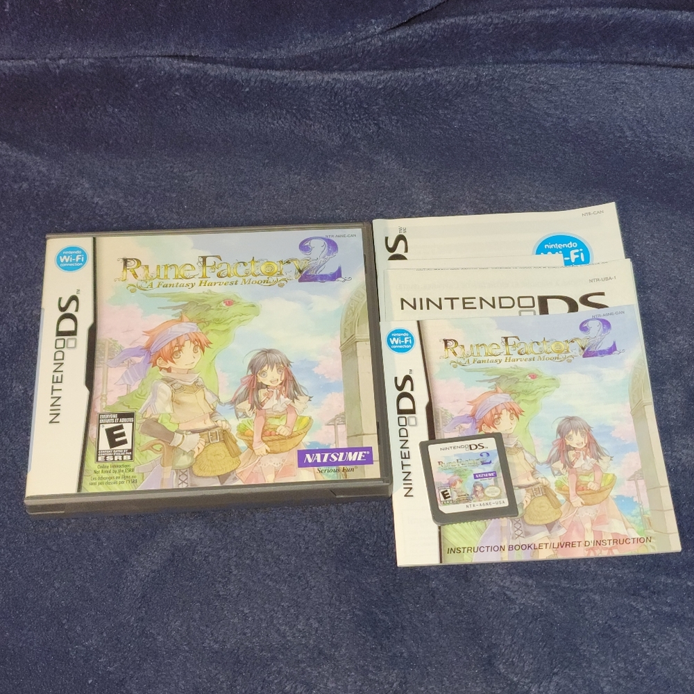 Nintendo DS Rune Factory 2 Complete In Box - Picture 2 of 3